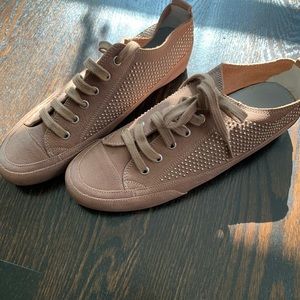 Lurena Brown Leather Sneakers